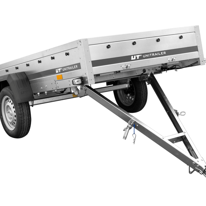 Einachsiger PKW-Anhänger 264×150 Unitrailer Garden Trailer 265 KIPP-Neu