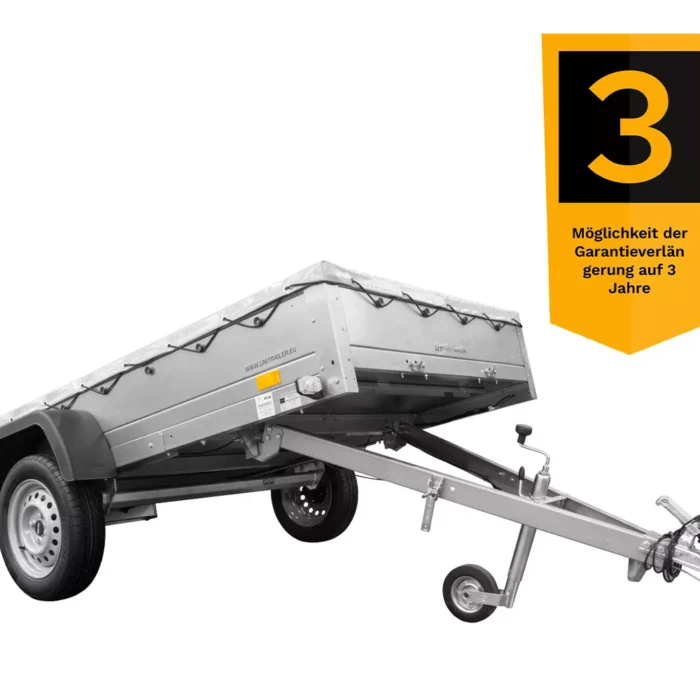 Anhänger mit Flachplane Garden Trailer 264 KIPP inkl. Planenträger-Neu