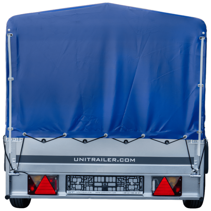 Langer PKW-Anhänger Garden Trailer 264 KIPP mit Hochplane, Spriegel und Stützrad-Neu